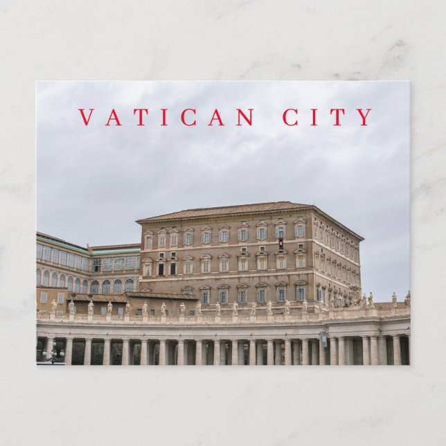 Vatican City Pope vue carte postale (Devant)