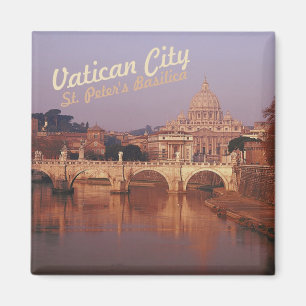 Vatican City St Peters Twilight Frigo Magnet