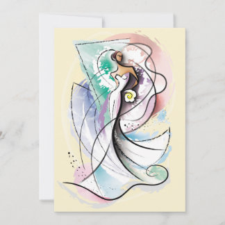 Vecteur d'art de mariage belle mariée