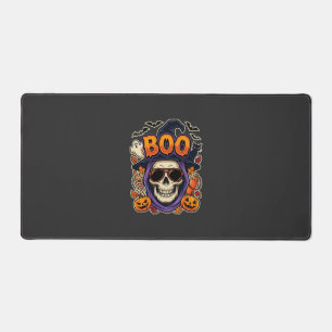 Vecteur de lunettes de soleil crâne Boo Halloween