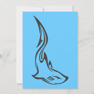 vecteur de style tribal-requin