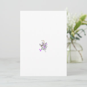 Vecteur de tatouage fée papillon - Art Floral Vint