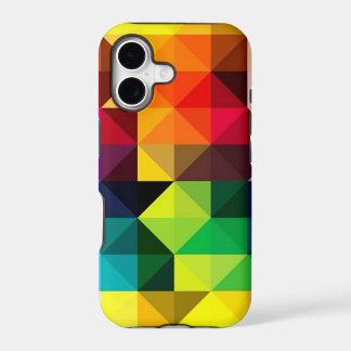 Vecteur Motif géométrique Vidéo coloré iPhone