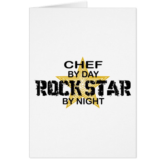 Vedette du rock de chef par nuit (Devant)