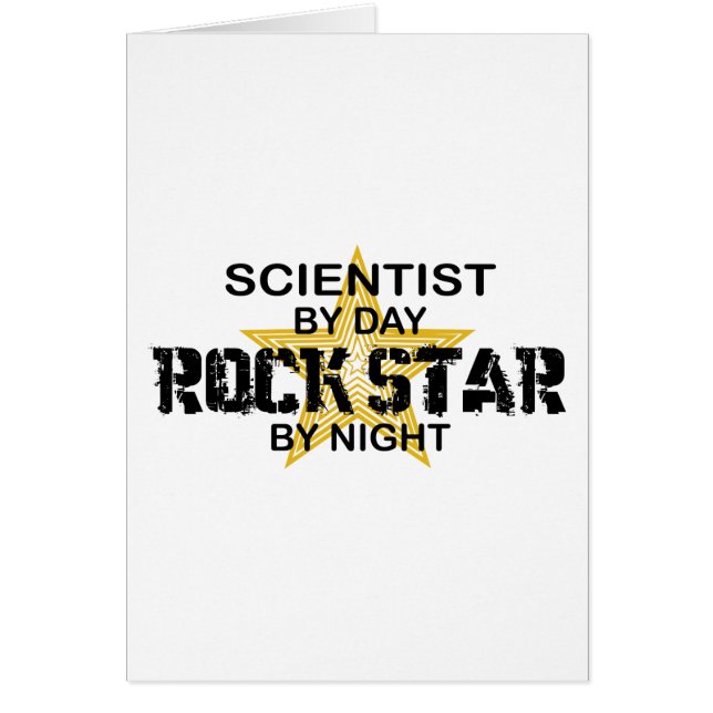 Vedette du rock de scientifique par nuit (Devant)
