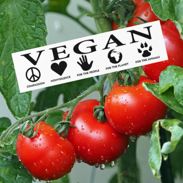 Vegan Mean, Autocollant (Créateur téléchargé)
