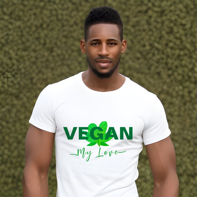 Vegan My Love T-Shirt Homme et Femme (Créateur téléchargé)