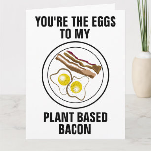 VEGAN ROMANTIQUE VÉGÉTARIEN JE T'AIME CARTES