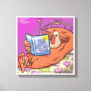 Vegan Soul Drôle toile Imprimer