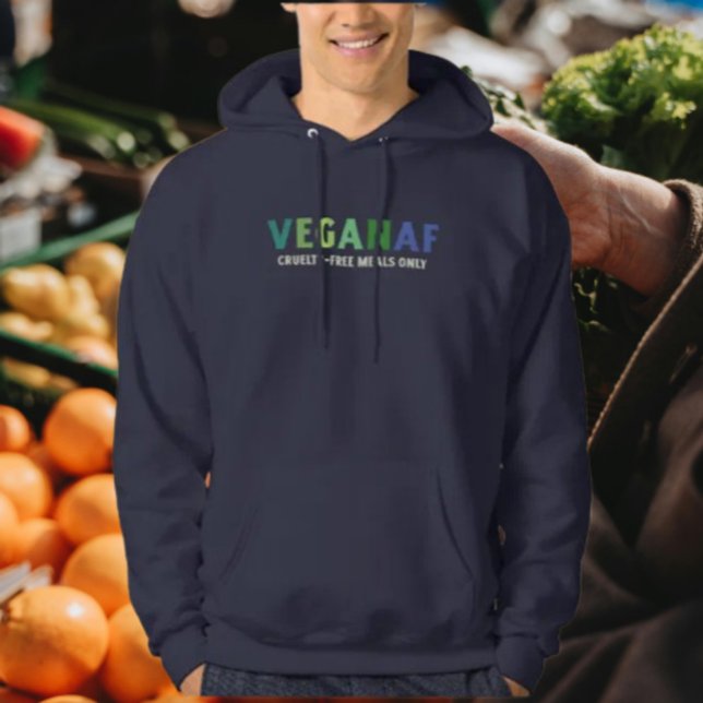 VeganAF Sweat à capuche sans fond – Sans cruauté (Créateur téléchargé)