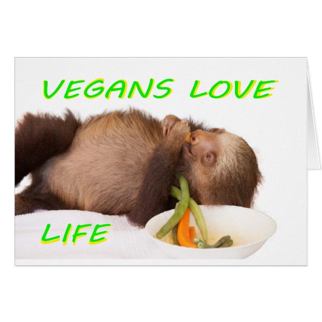 vegans aiment la vie, slothie (Devant horizontal)