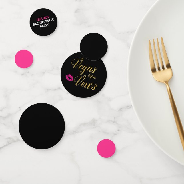 Vegas Avant Vows Bachelorette Confetti (Groupe)