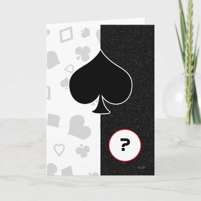 Vegas : Carte d'anniversaire faite sur commande (Devant)