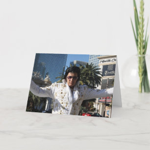 VEGAS IMPERSONNATEUR FUNNY FÊTE DES PÈRES CARTE KI