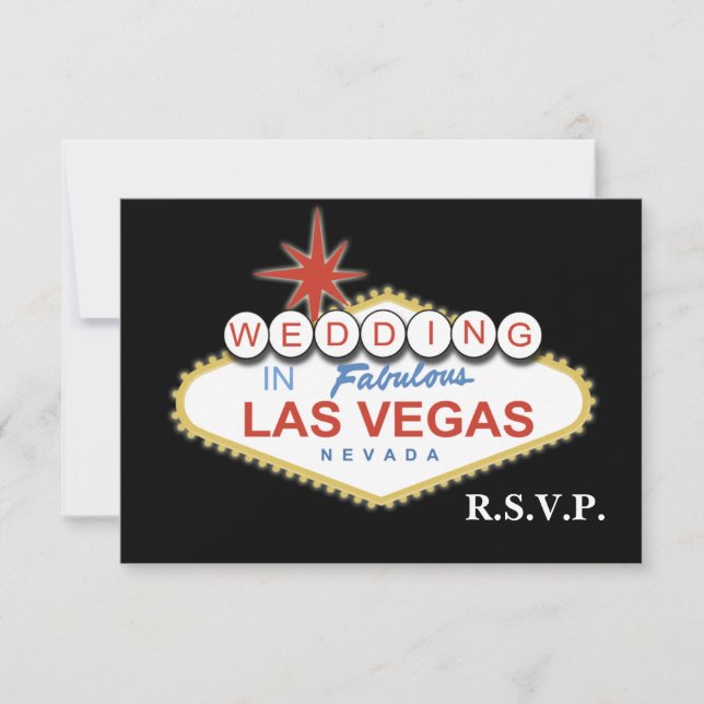 Vegas mariage rsvp (Devant)