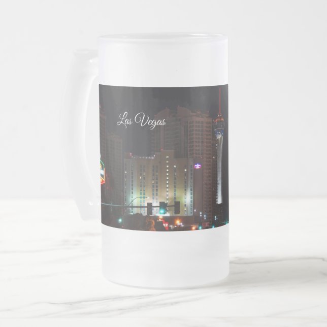 Vegas Paradise Road Mug congelé (Devant gauche)
