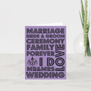 Vegas Style Mariage Merci Notes