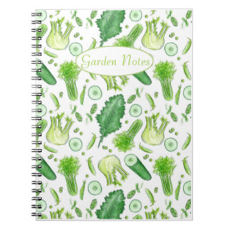 Vegetable Garden Journal aquarelle Celery Kale