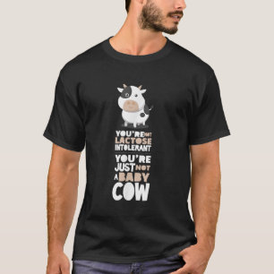 Végétal amusant TShirt Pas Lactose Intolérant Vach