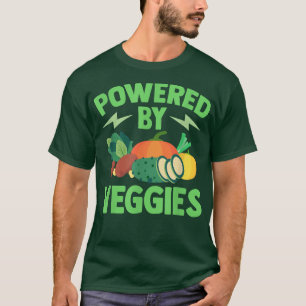 Végétarien Alimenté Par T-Shirt Légume Végétal