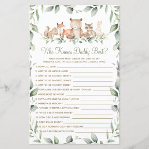 Végétation Animale Woodland Qui Connaît Papa Meill