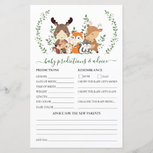 Végétation boisée Animaux Bébés Prédictions et con