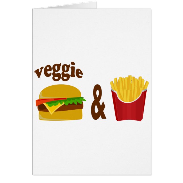 Veggie Burger et Fries (Devant)