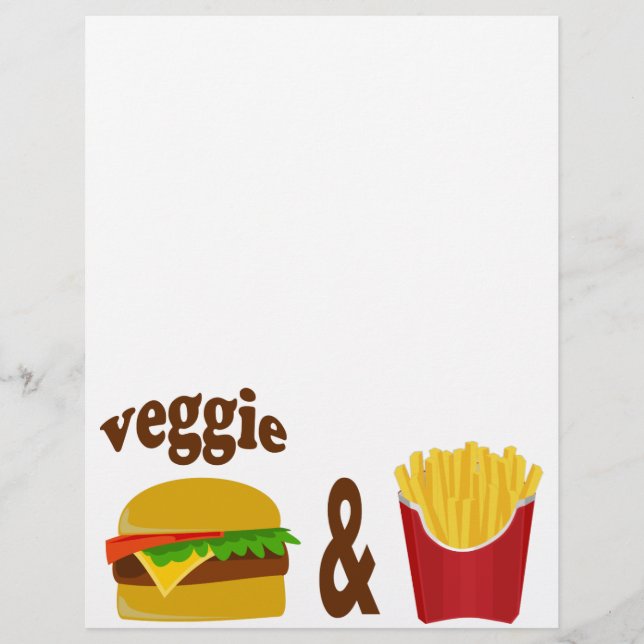 Veggie Burger et Fries (Devant)