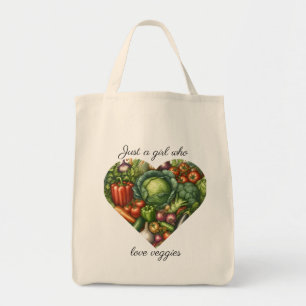 Veggie Heart Le Sac fourre-tout d'achats pour le