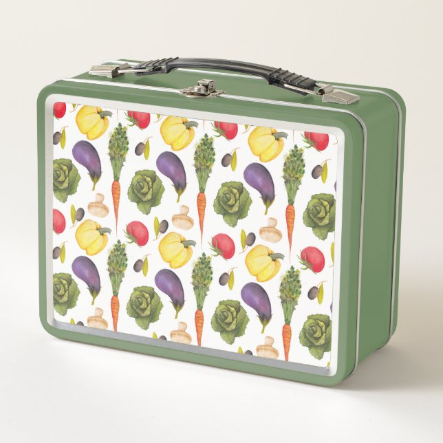 Veggies Metal Lunchbox (Devant)