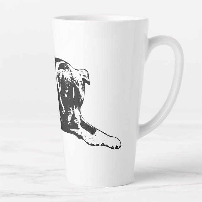 Veille tranquille Chien Mug (Droite)