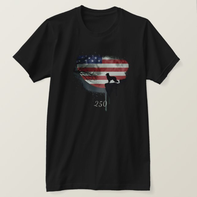 Veilleur Américain - T-Shirt Border Collie (Design devant)