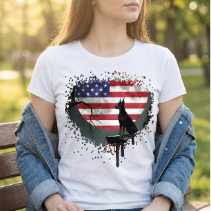 Veilleur Américain - T-Shirt Doberman Pinscher
