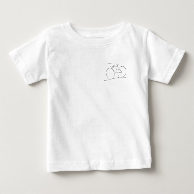Vélo avec T-shirt Doodle pour enfant (Devant)