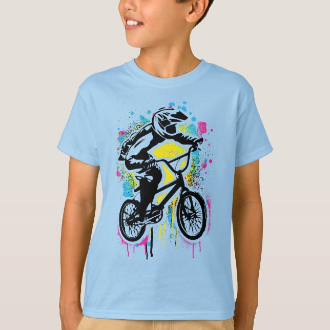 Vélo Bmx - Vêtement Bmx - T-Shirt Bmx - Bmx (Devant)