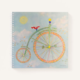 Vélo de cirque 8,5 po x Carnet spiral 8,5 po