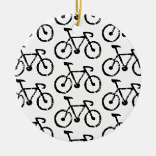 Vélo de course Imprimer ornement en céramique