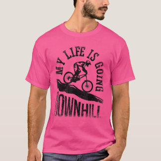 Vélo de descente amusant avec tshirt VTT