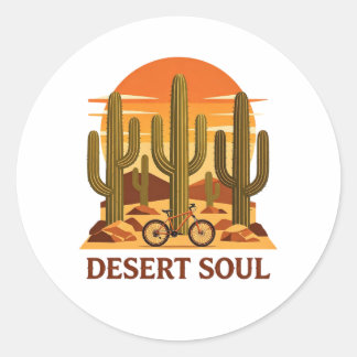 Vélo de Montagne Retro Desert Soul et Autocollant