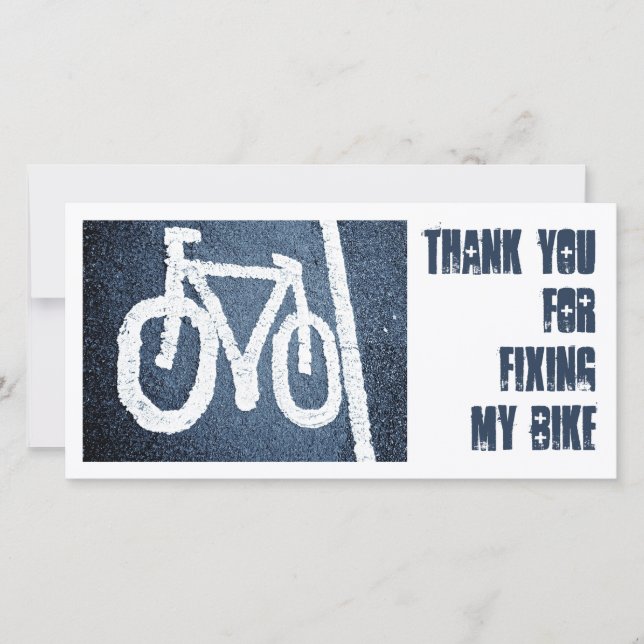 Vélo de route - Merci (Devant)