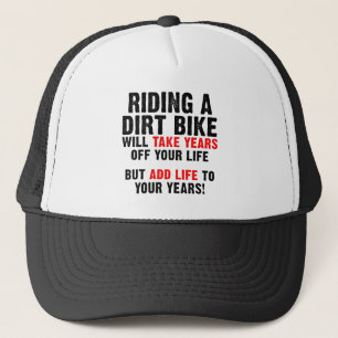 Vélo Dirt Vie À Vos Années Motocross Casquette Cas