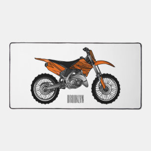 Vélo droit hors route moto / motocross dessin anim