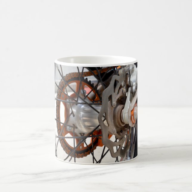 Vélo droit Moto Roue Cog, Café Mug (Centre)