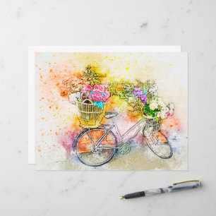 Vélo et fleurs 