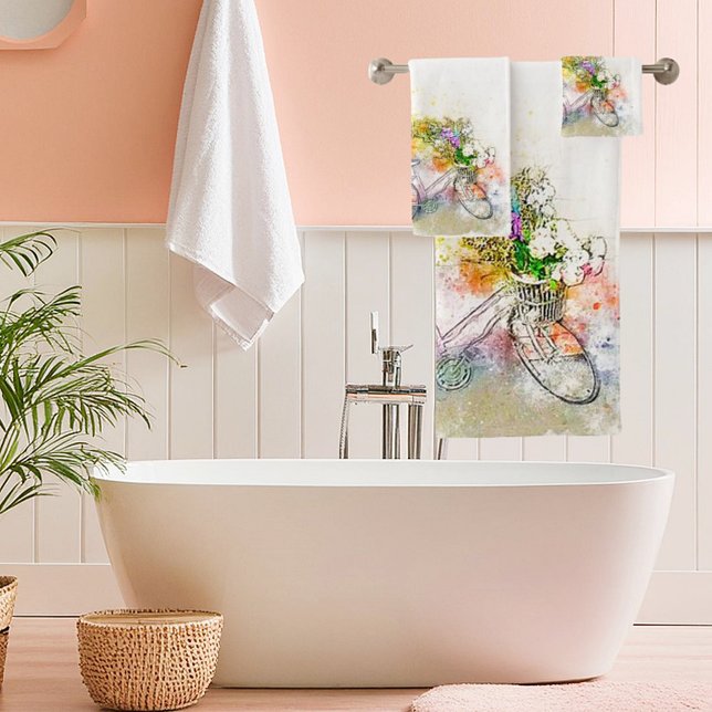 Vélo et fleurs (Créateur téléchargé)