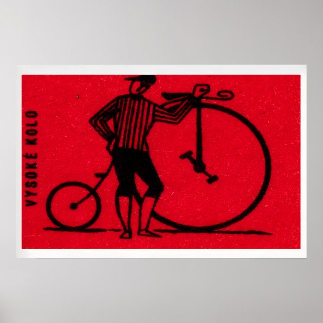 Vélo Farthing Vintage - Impression Matchbox - Tchè (Devant)