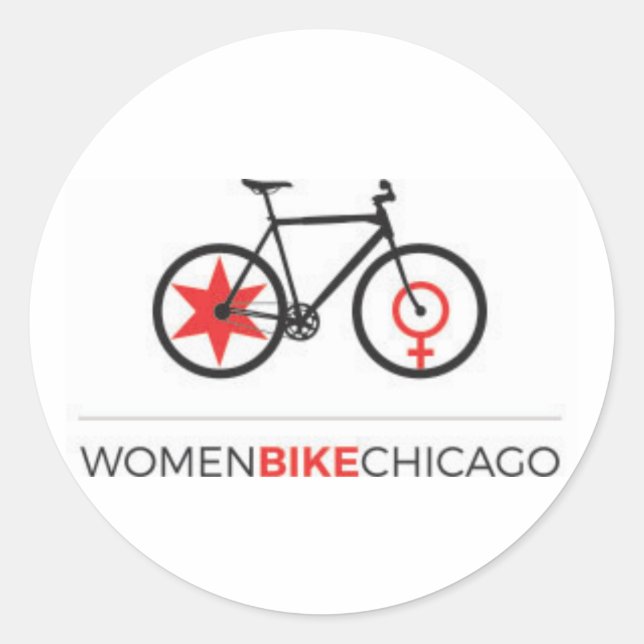 Vélo pour femmes Chicago - Stickers design urbain (Devant)
