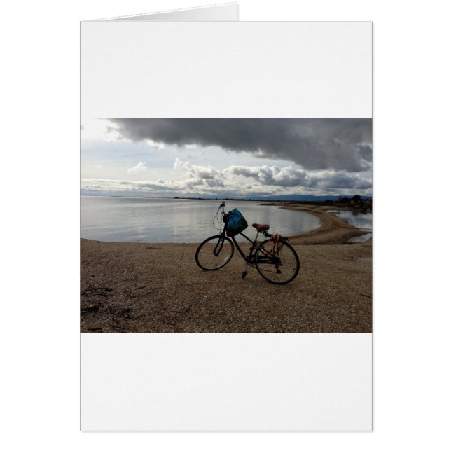 Vélo sur la plage (Devant)