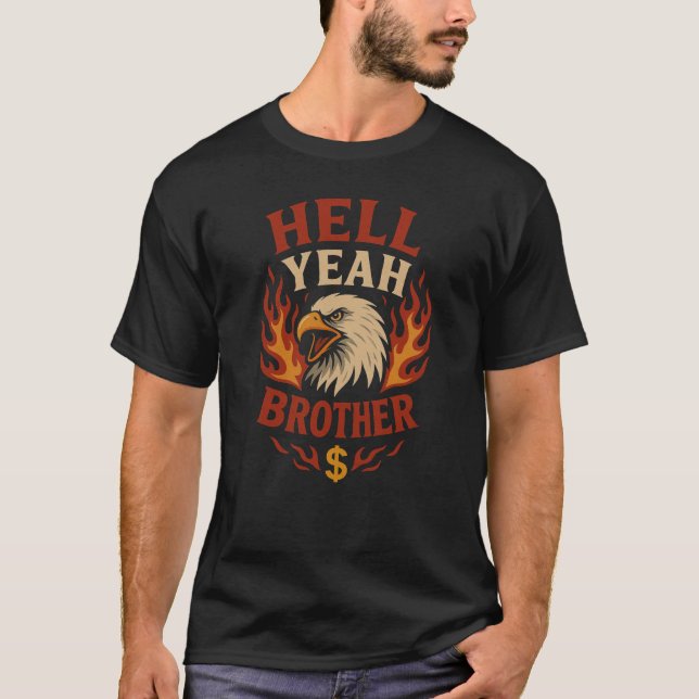 Vélo T-Shirt Brother et American Pride (Devant)