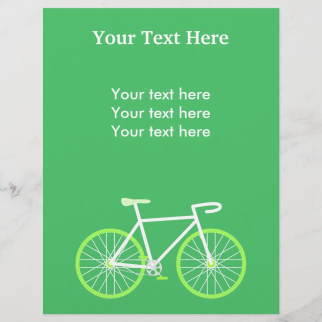 Vélo vert (Devant)